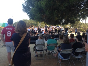 We were treated to an orchestral concert by some neighborhood kids during our visit!